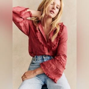 ✨NWT✨ SEZANE NELE SHIRT